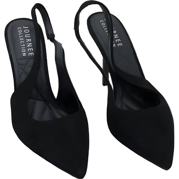 Journee Collection Women's Elenney Pumps with Tru Comfort Foam - Size 6.5 Wide - Picture 1 of 6